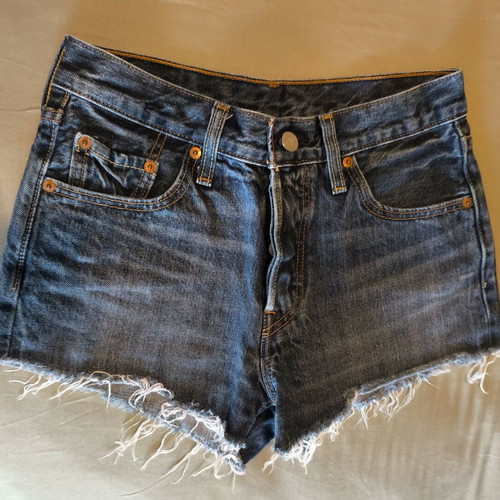 Levi's 501 jeans shorts used, size XS