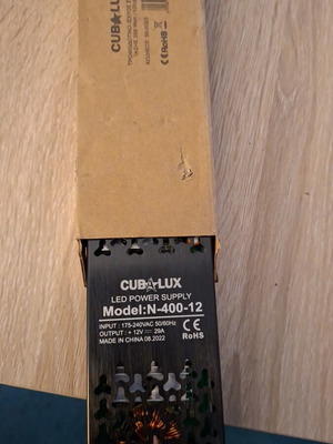Cubalux transformer 350watt 12V new