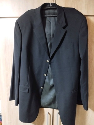 Gianfranco Ferre men's blazer No 56 like new, dark blue, 100% wool