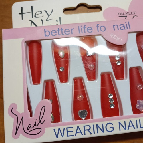 Nail sets, pack of 6, assorted designs
