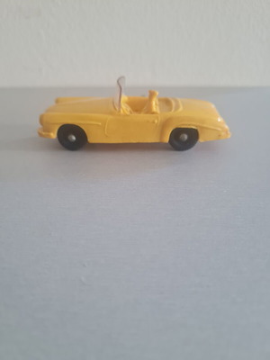 Mercedes SL 1:43 scale vinyl toy, like new, Tomte Norway 1971
