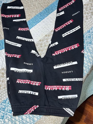 Παντελόνι φόρμας Religion London UK brand καινούργιο, μέγεθος XL, μαύρο