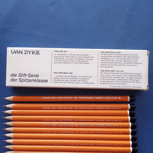 Van dyke Copier 1030 M pencils new, pack of 12