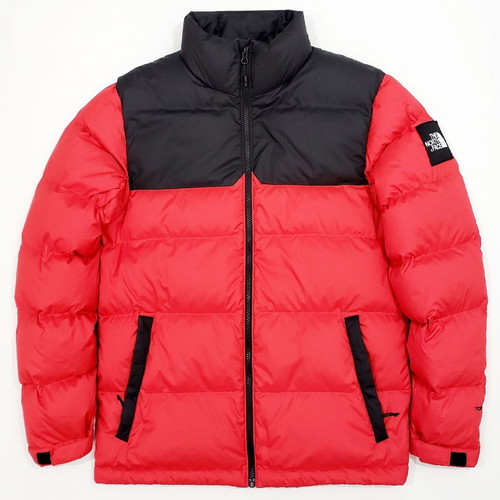 The North Face 1992 Nuptse 700 Down jacket like new, M-L, red and black
