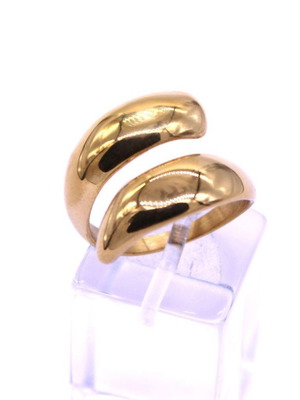 Chunky Open Ring new, stainless steel, adjustable size