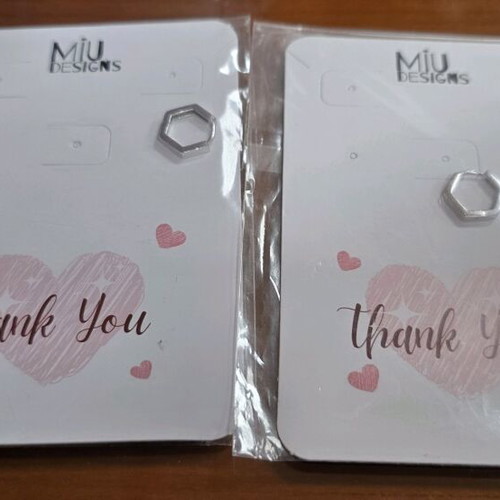 Silver Hoop Earrings new