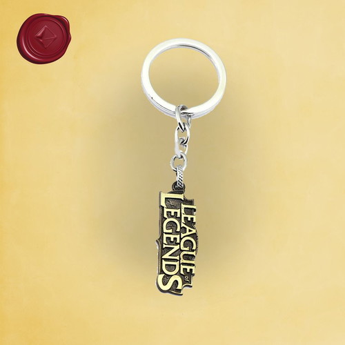 Metal keychain League of Legends new, gold and silver