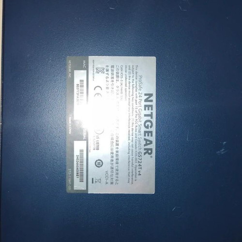 Netgear ProSafe GS724T v4 24-Port Gigabit Switch