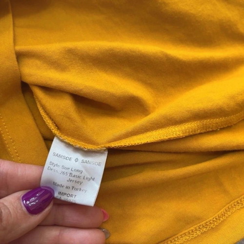 Samsoe Samsoe women's sleeveless tank top dress Sue long size S used, mustard