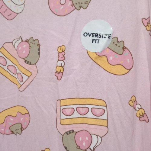 Oversized dress new, pink multicolor, size M/L