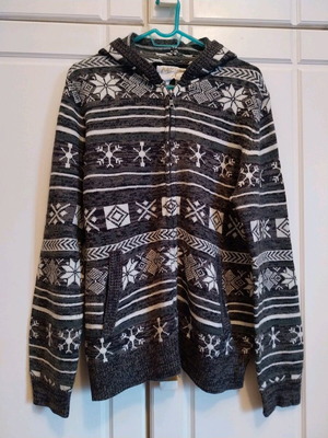 Sprider knitted cardigan like new, gray, size XL