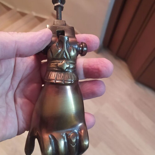 Bronze solid door knocker unused, excellent condition