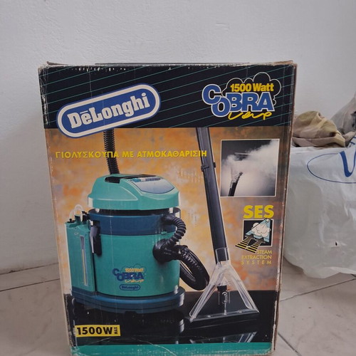 DeLonghi Cobra Vap Type E 130 2300W steam cleaner used, vintage