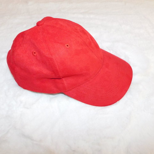 Jockey unisex hat red used, suede type
