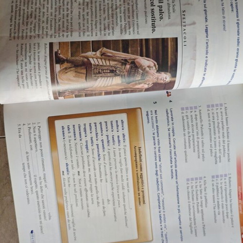 Set of 3 foreign language books Progetto Italiano Nuovo 2 Italian like new