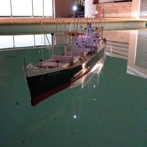 RC American Scout used wooden cargo ship scale 1/110