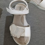 Πέδιλα IQ Shoes νούμερο 28 σαν καινούργια, λευκά με πεταλούδα