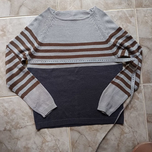 Women's sweater new, sizes M-L, gray and brown
