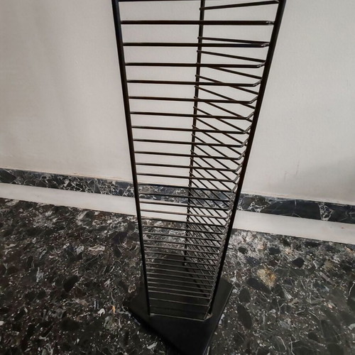 CD storage tower 80 slots metal new