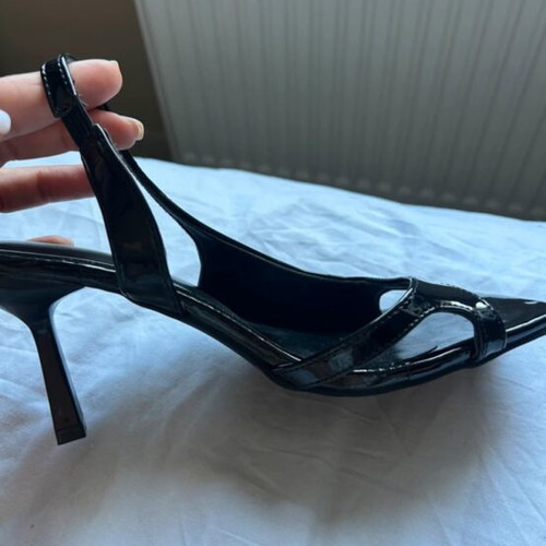 Sandals platform new, size 41, black