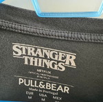 Pull&Bear oversized blouse used, Stranger Things, grey, medium