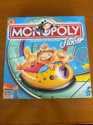 Monopoly Junior σαν καινούργιο επιτραπέζιο παιχνίδι για παιδιά