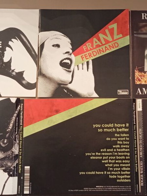 Booklet από Amused To Death, Mezzanine, You Could Have It So Much Better μεταχειρισμένα