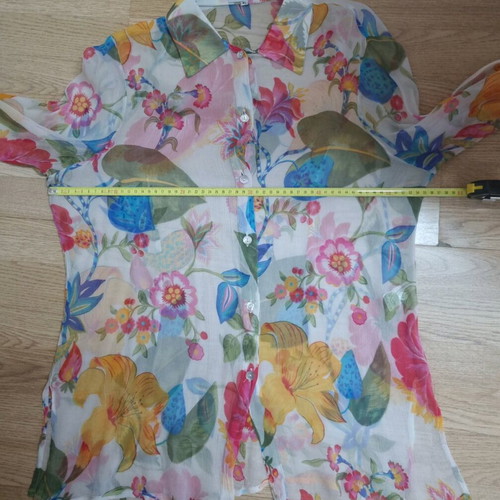 Bill Cost transparent multicolor shirt like new, size XL