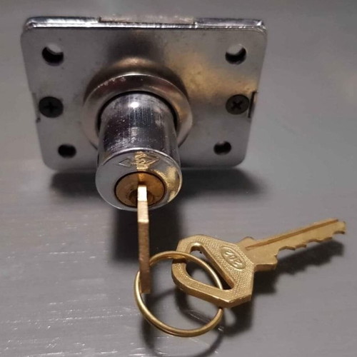 Furniture lock new for drawers and doors with 2 keys