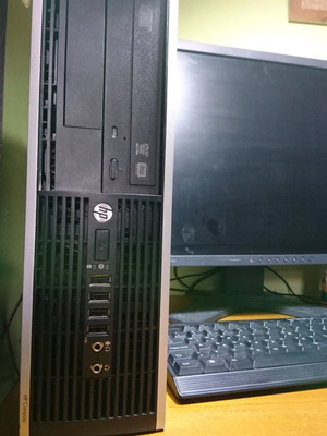 HP 12GB Ram + 500GB ssd     elite sff PC τετραπύρηνο