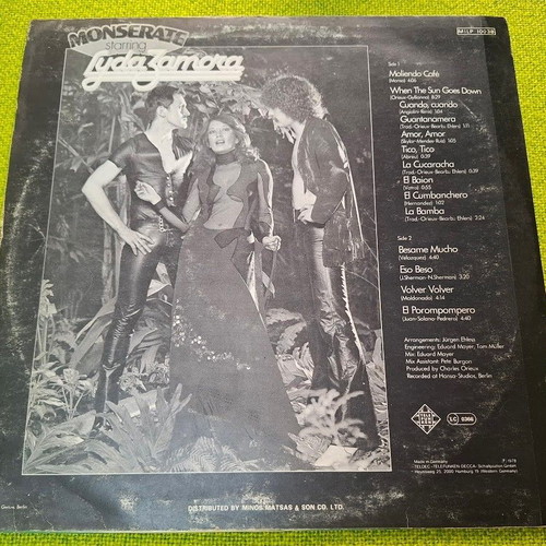 Monserate Starring Lyda Zamora LP μεταχειρισμένο, Latin
