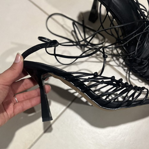 Migato black strappy platform sandals size 39