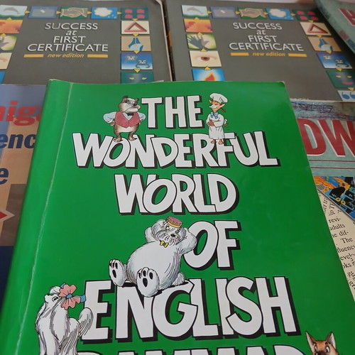 English language books, pack