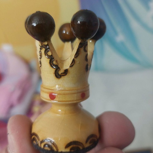 Hand-carved chess made to order with felt