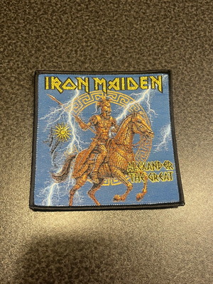 Iron Maiden Alexander the Great embroidered patch