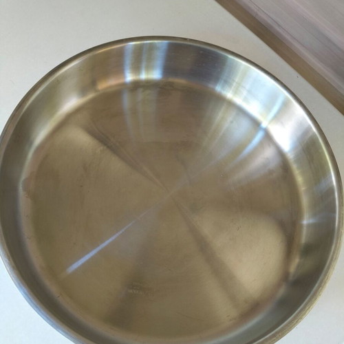 Stainless Steel Large De Luxe Baking Tray and Additional Tray used