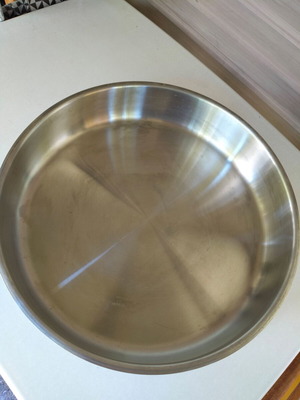 Stainless Steel Large De Luxe Baking Tray and Additional Tray used