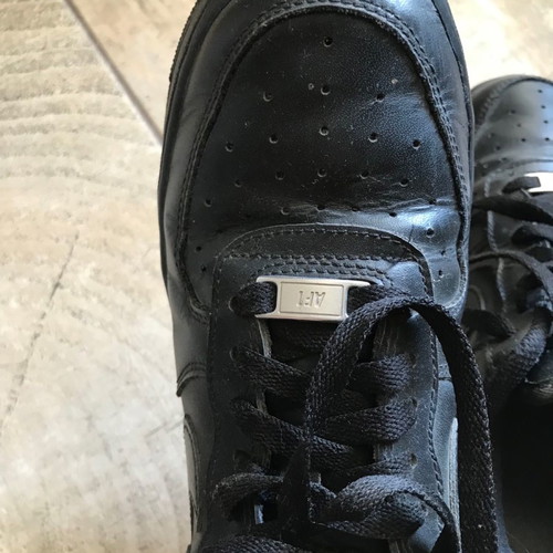 Nike Air Force used black shoes size 38.5