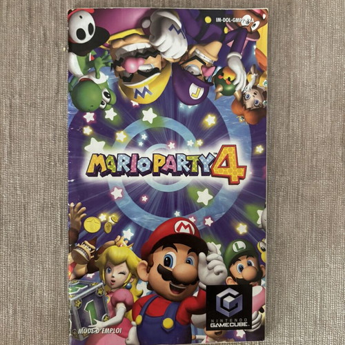 Mario Party 4 Nintendo GameCube manual used