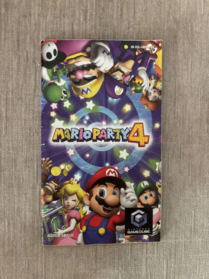 Mario Party 4 Nintendo GameCube manual used