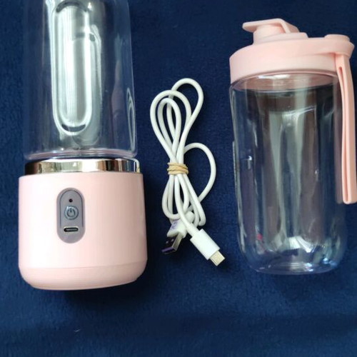Mini smart blender new pink with rechargeable USB and extra cup