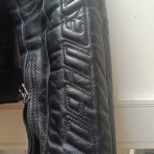 Dainese mid season leather motorcycle jacket size 50