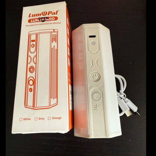 Lumopal Lum Guard 3-in-1 Air Quality Monitor Power Bank and LED Camping Lamp new