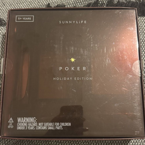 Sunnylife Holiday Poker Set Limited Edition new