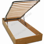 Bed new without mattress with storage space