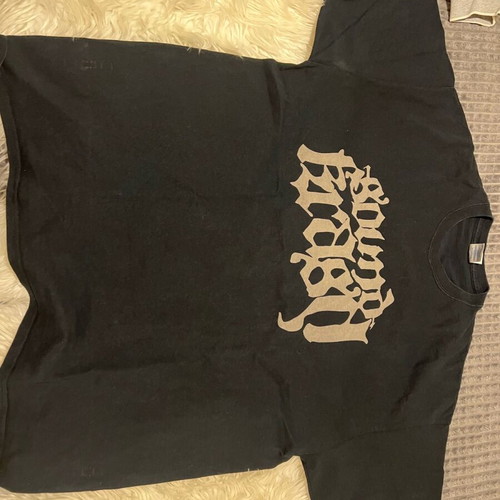 T-shirt Tae 2XL oversized used, black athletic short sleeve