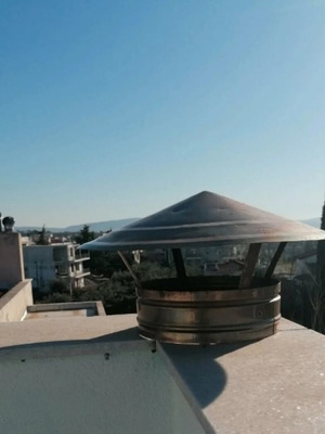 Chimney cap used, Chinese style, 25 cm diameter