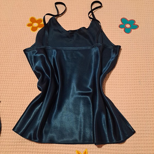 Marks & Spencer vintage sleepwear set satin, blue and white, like new