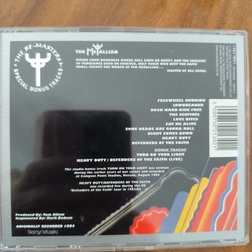 Judas Priest Defenders of the Faith CD remaster 2001 like new