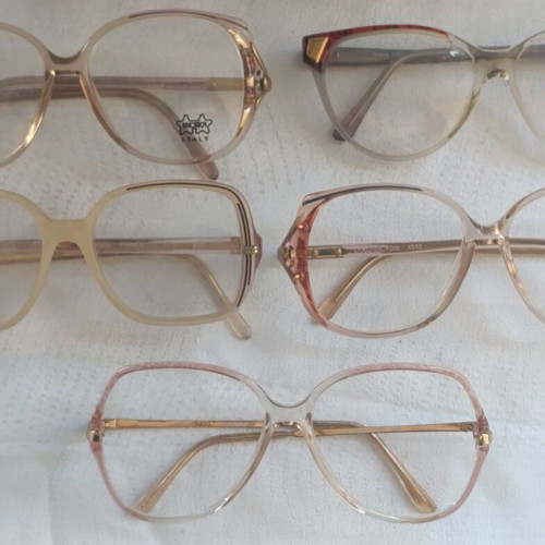 Luxotica Dior Cucci Balenciaga eyeglass frames used, pack of 9
